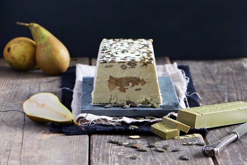 {Rezept} Cremiges Kürbiskern-Parfait - Glücksgenuss {Rezept} Cremiges Kürbiskern-Parfait - Glücksgenuss