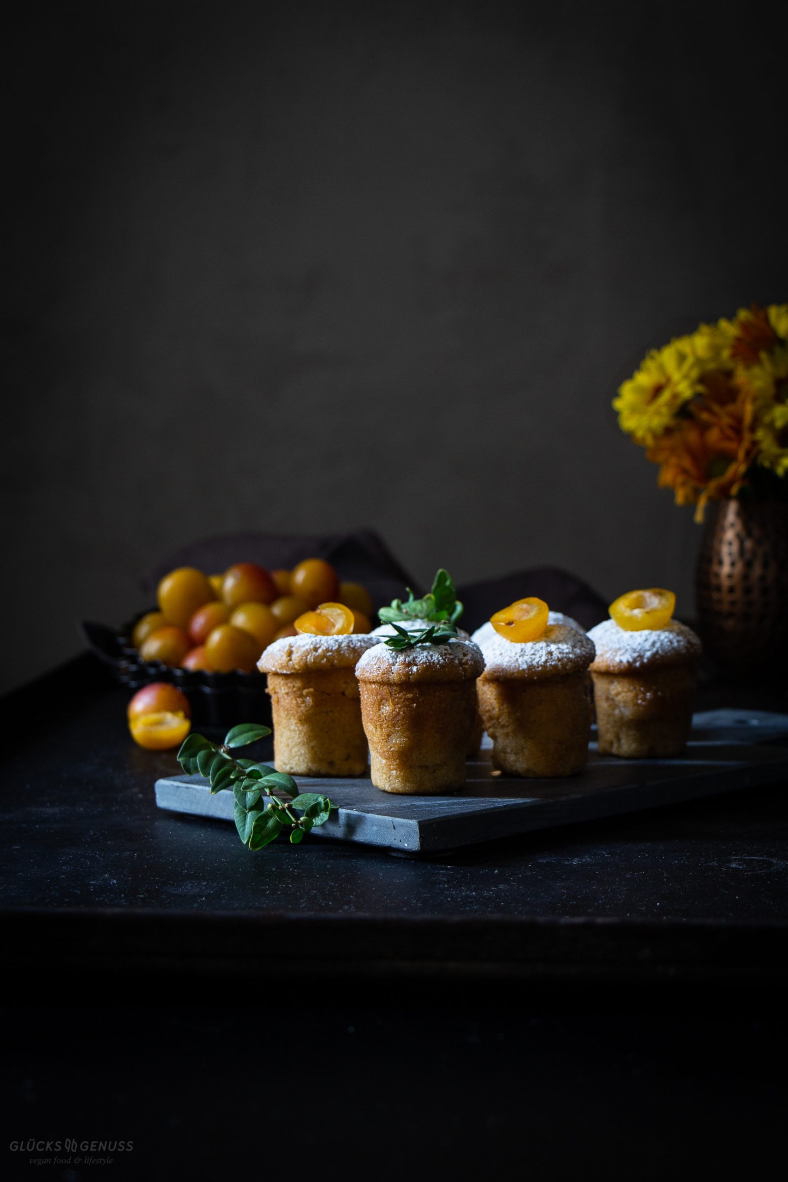 Saftige Pflaumenküchlein &amp;quot;Ziparte&amp;quot; - Glücksgenuss