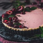 Kirschtarte mit Minze glutenfrei und vegan