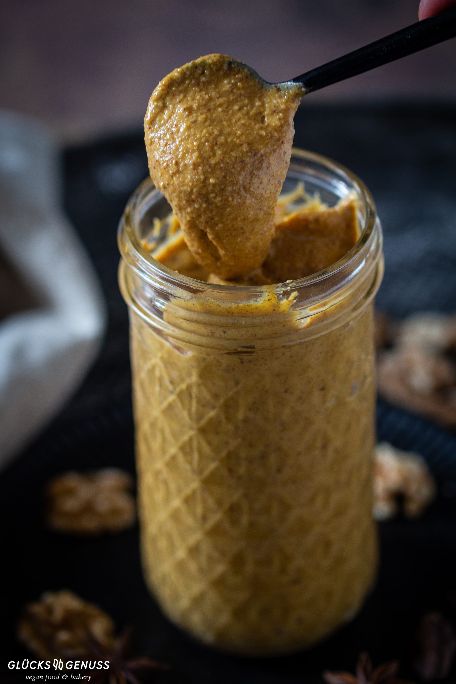 Einfache & schnelle KürbisNussbutter /vegan & glutenfrei Glücksgenuss