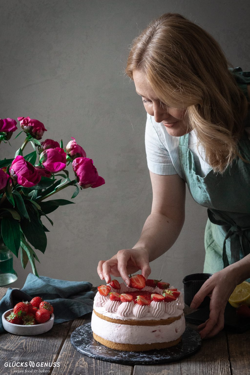Fruchtiges Erdbeer-Mascarpone-Törtchen - Glücksgenuss