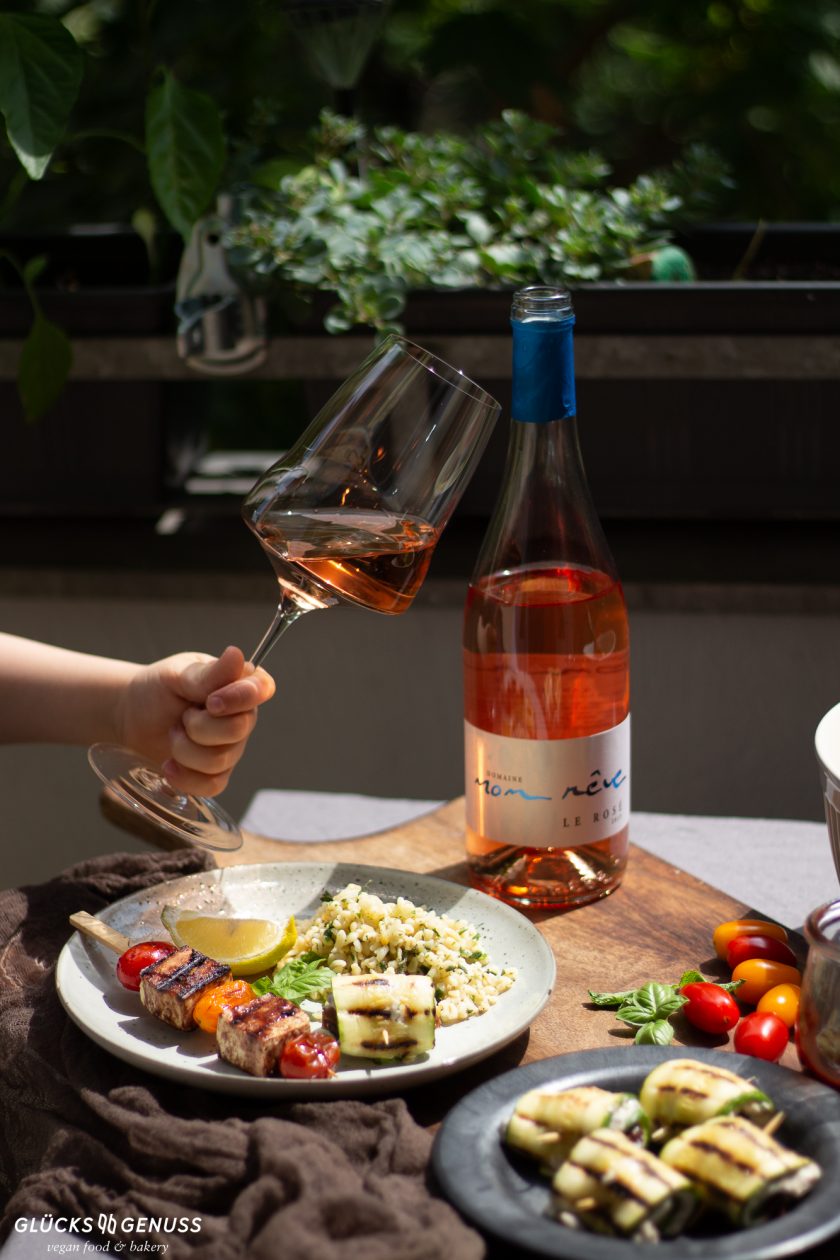 Leckere, vegane Grillrezepte, eine Rotweinmarinade &amp; Weinempfehlung ...