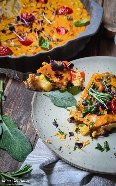 Italienische Gemüse-Frittata / mediterran & vegan essen in 30 Minuten ... Italienische Gemüse-Frittata / mediterran & vegan essen in 30 Minuten ...